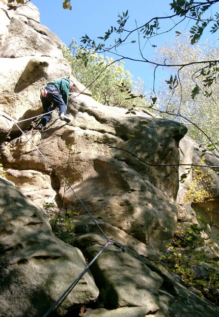 Słoneczna Turnia - Srodkowa Rysa V+
